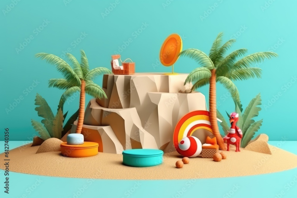 Obraz premium summer vacation on the beach