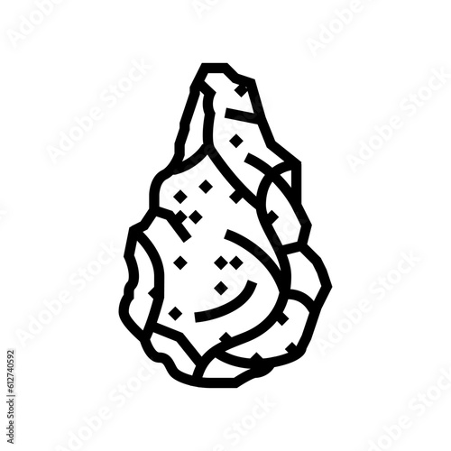 homo habilis tool human evolution line icon vector. homo habilis tool human evolution sign. isolated contour symbol black illustration