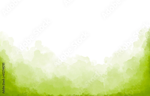 green water color