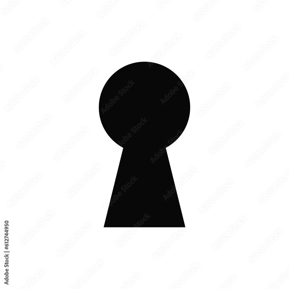 Key hole icon vector design trendy