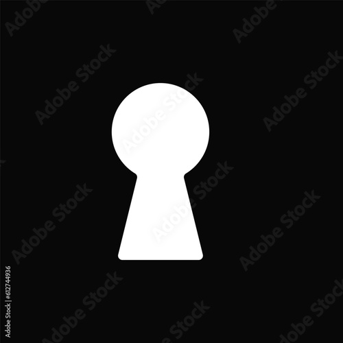 Key hole icon vector design trendy