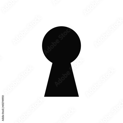 Key hole icon vector design trendy
