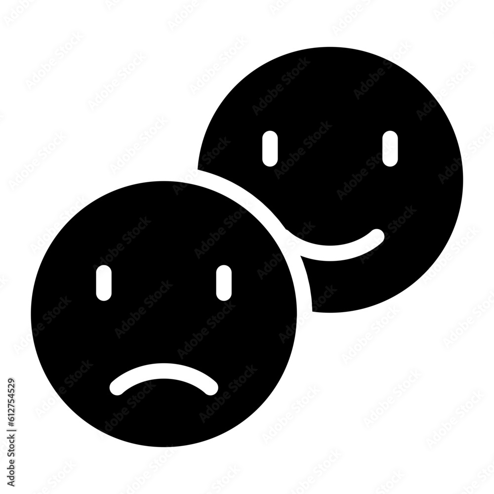 Fototapeta premium feedback glyph