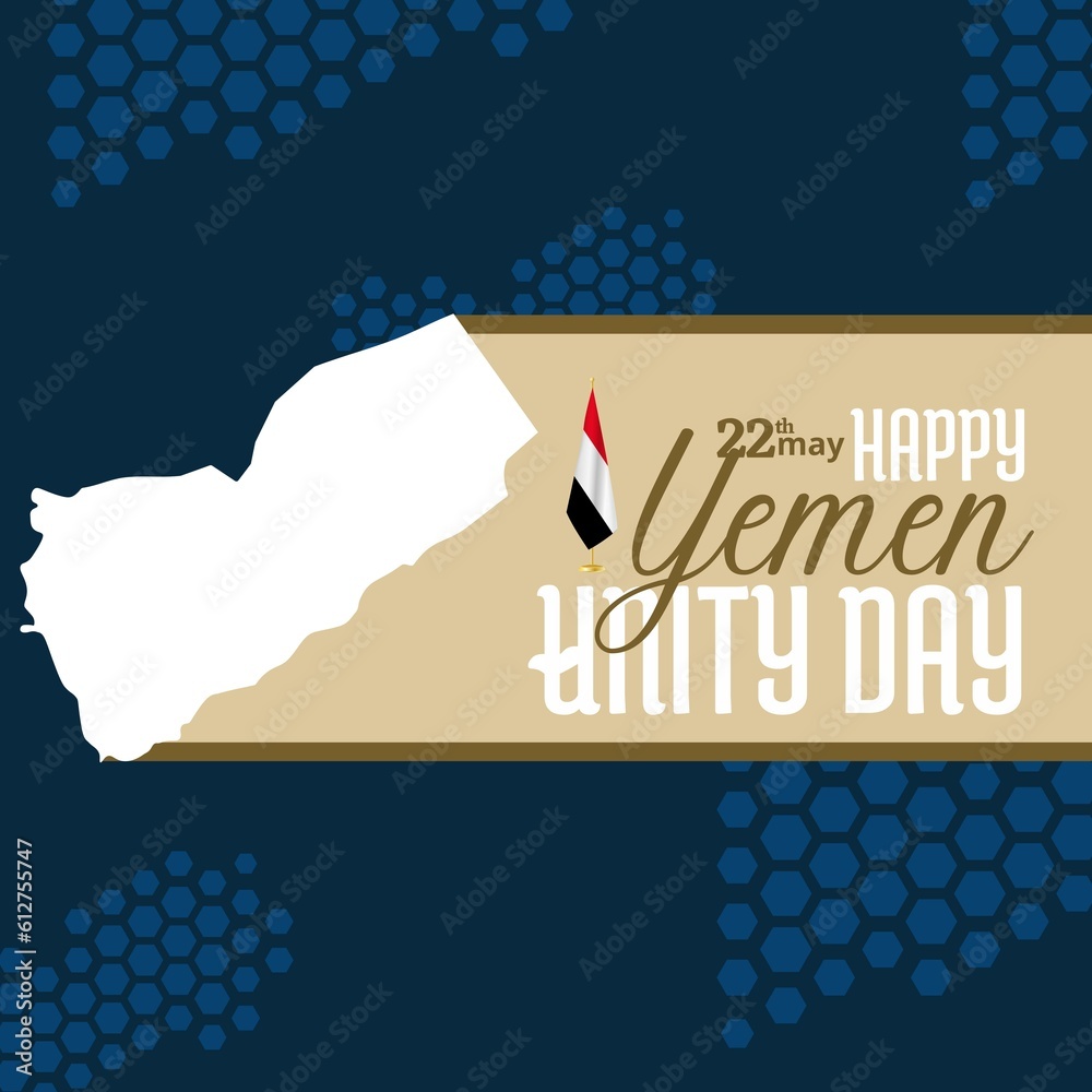 Premium Vector | Vector illustration for happy unity day yemen 22 may
