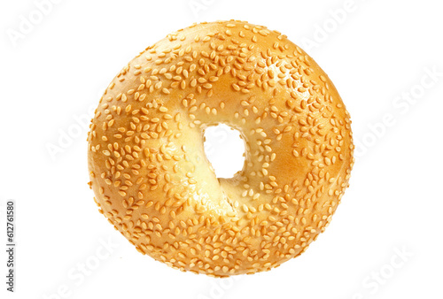 Photos Bagel with Sesame on Transparent PNG Background