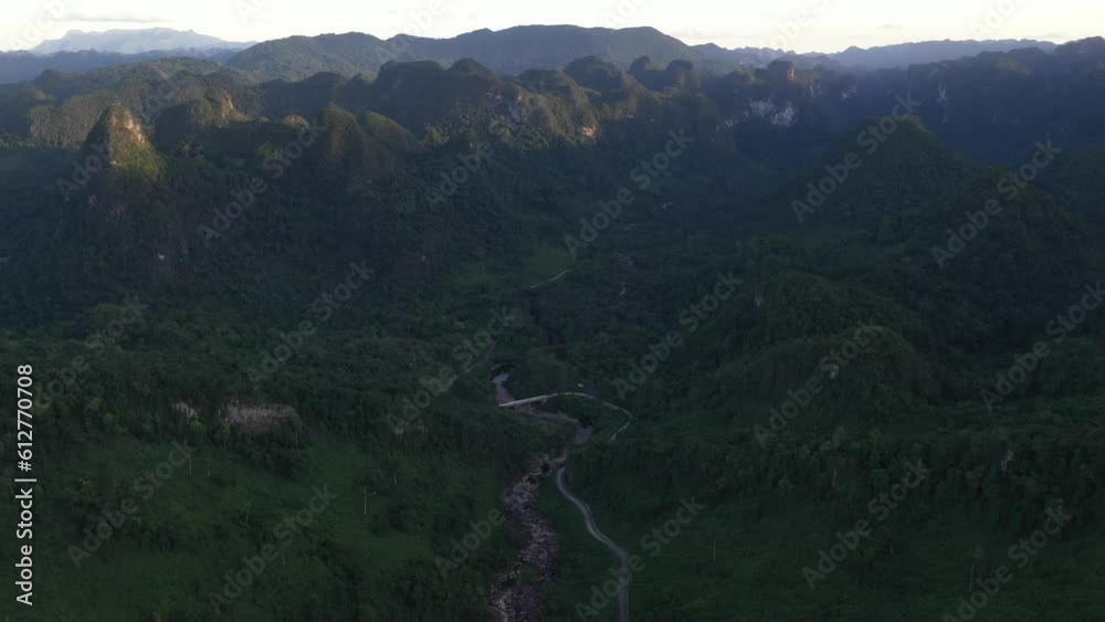 Aerial Phong Nha Ke Bang cave area, Quang Binh, Vietnam Aerial Phong Nha Ke Bang cave area, Quang Binh, Vietnam