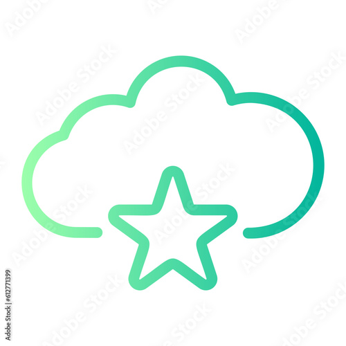 favourite gradient icon
