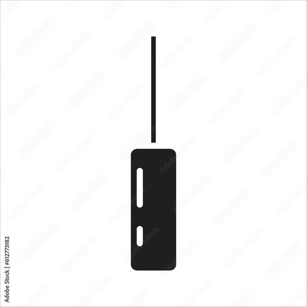 Obraz premium haging lamp vector icon logo template