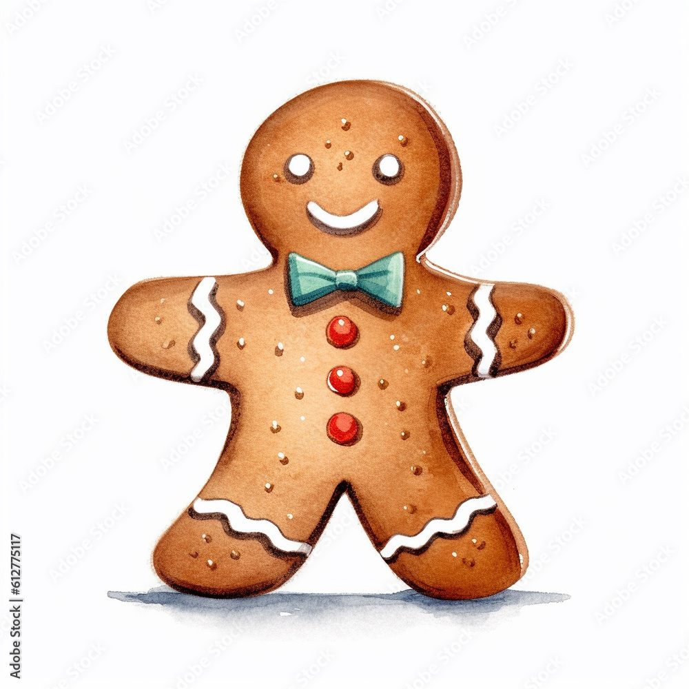 gingerbread man isolated on white gingerbread man isolated on white