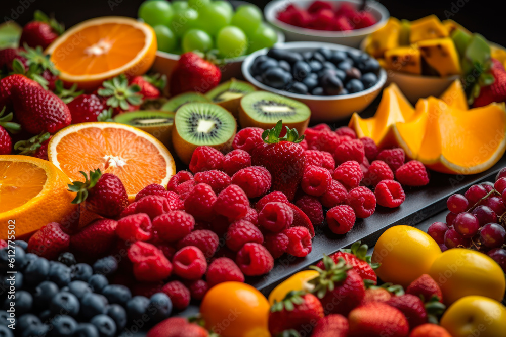 fruit and berries buffet generative ai fruit and berries buffet generative ai