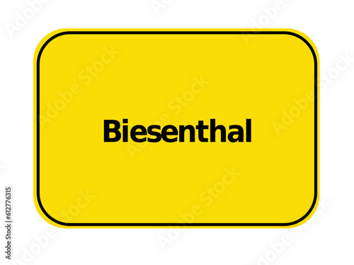 Ortseingangsschild - Biesenthal