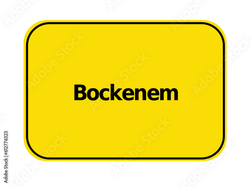 Ortseingangsschild - Bockeneim