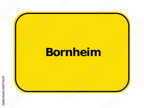 Ortseingangsschild - Bornheim