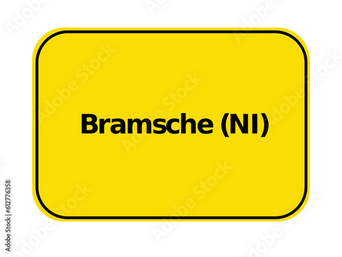 Ortseingangsschild - Bramsche NI
