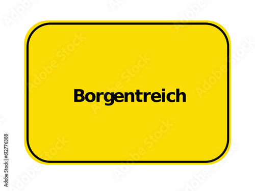 Ortseingangsschild - Borgentreich