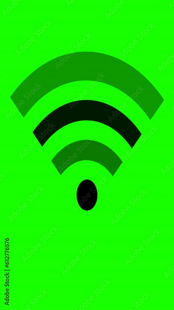 Wifi icon animation isolated in 4K 60FPS Vertical Video. Wifi icon animation isolated in 4K 60FPS Vertical Video.