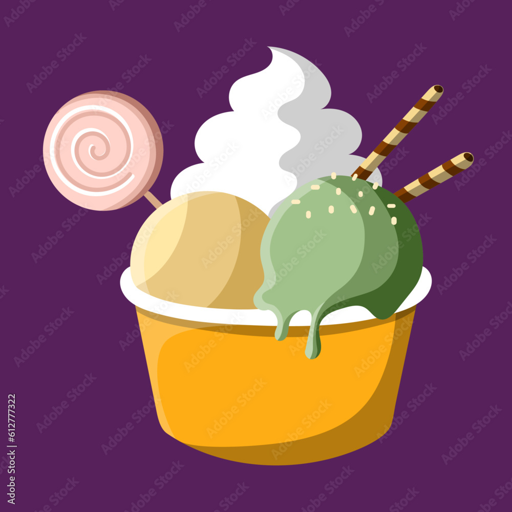 Fototapeta premium Eisbecher