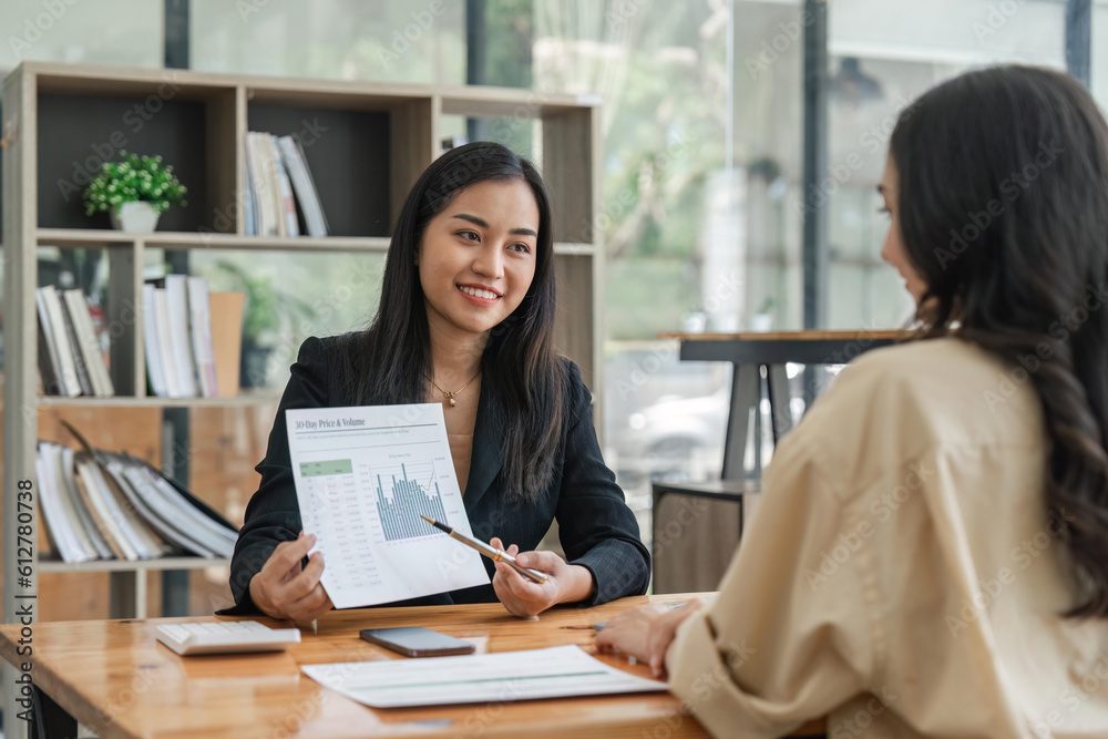 Business people are meeting for analysis data figures to plan business strategies. Business discussing concept Business people are meeting for analysis data figures to plan business strategies. Business discussing concept