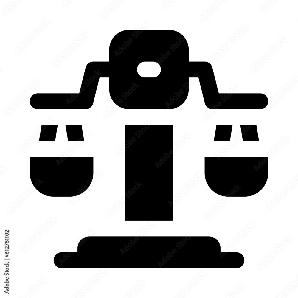 balance icon for your website, mobile, presentation, and logo design.