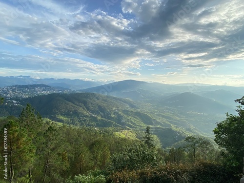 landscape with clouds