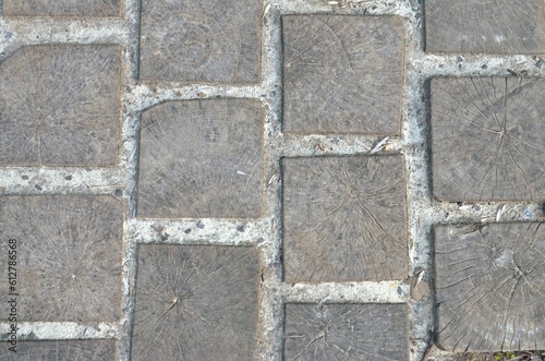 Wallpaper Mural Street tile (pavement) wooden pattern Torontodigital.ca