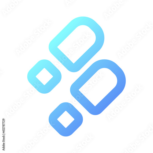 Shoe shine service pixel perfect gradient linear ui icon. Clean footwear. Footwear trace. Line color user interface symbol. Modern style pictogram. Vector isolated outline illustration