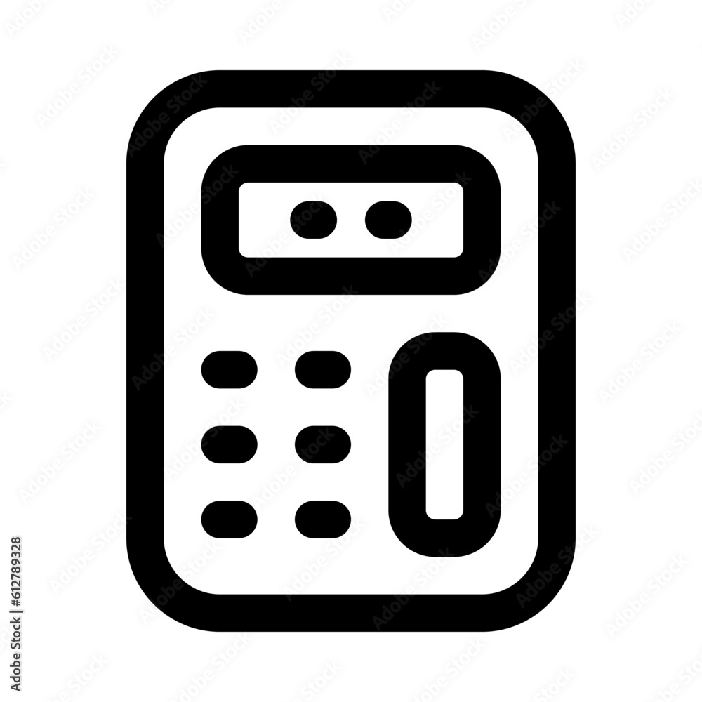 calculator icon for your website, mobile, presentation, and logo design.