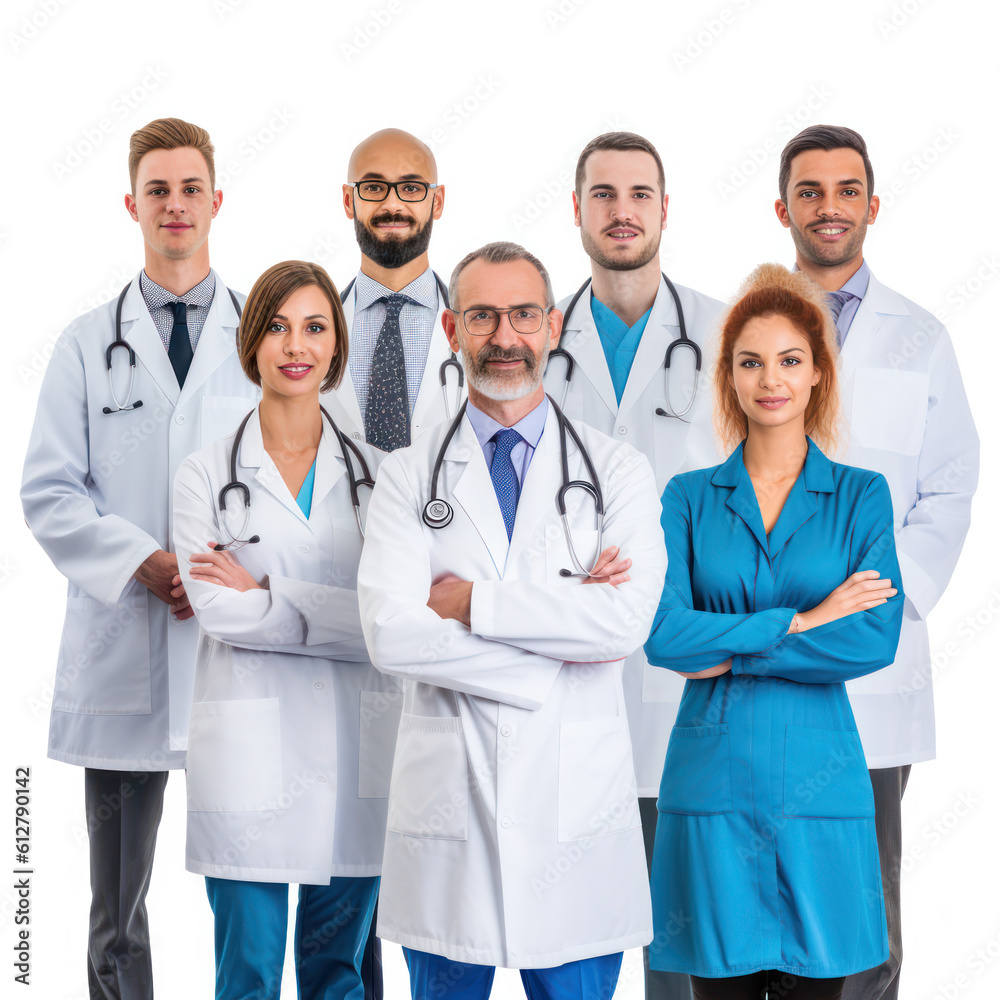 Group of Medical Personel  - obrazy, fototapety, plakaty 