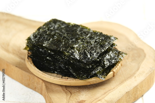 Crispy nori or dried seaweed,Healthy snack.