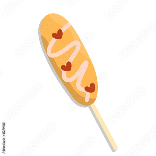 CornDog Clipart.food illustration photo