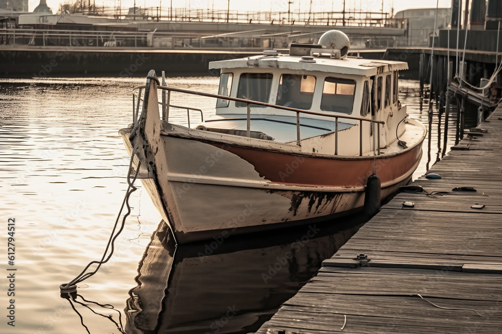 Fototapeta premium boats in the harbor