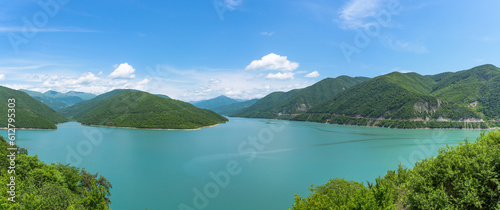 lake and mountains in Georgia 