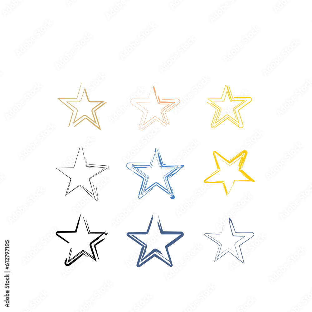 Star Collection Icon Star Collection Icon