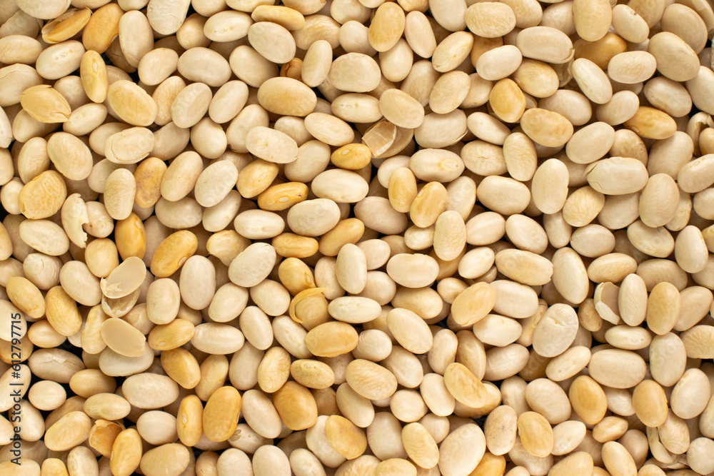 Macro shot of beans isolate on a background. Top view of food - beans texture Macro shot of beans isolate on a background. Top view of food - beans texture