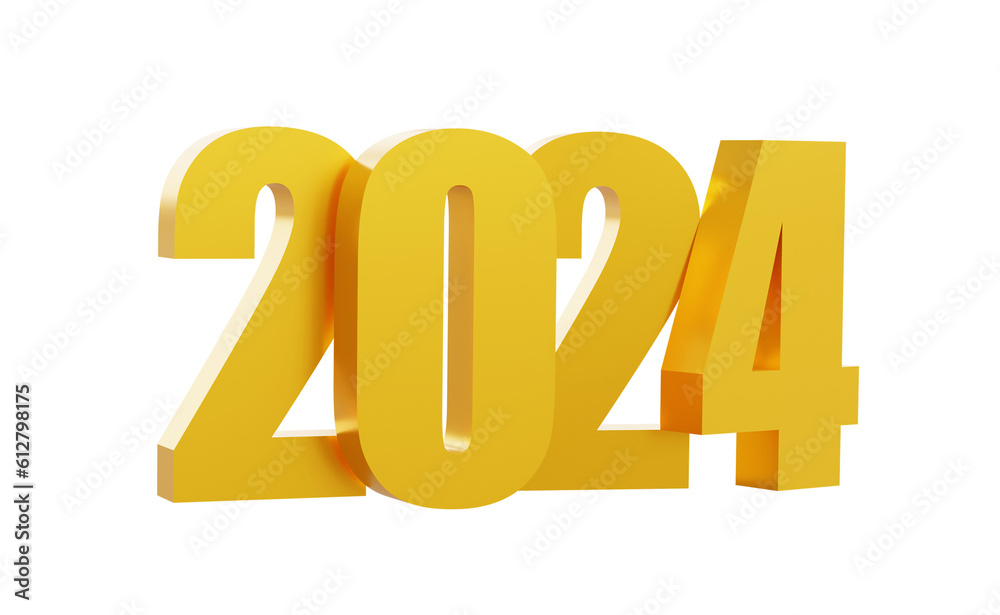 Happy New Year 2024 with shiny 3D golden numbers isolated transparent png. Holiday gold celebration design. Premium element for posters, banners, calendar and greeting card Happy New Year 2024 with shiny 3D golden numbers isolated transparent png. Holiday gold celebration design. Premium element for posters, banners, calendar and greeting card