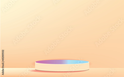 podium summer tropical minimal banner yellow product