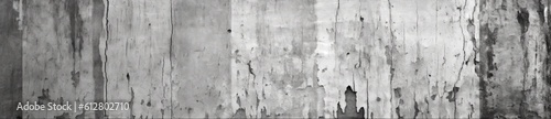 Black and white crack and canvas texture background. Generative AI