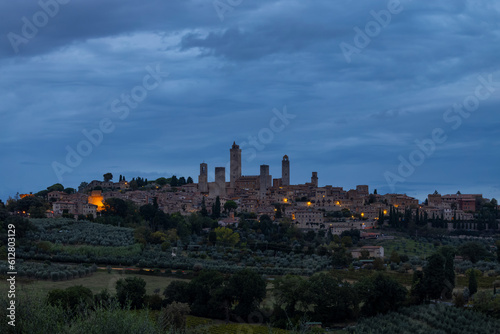 San Gimignano  UNESCO site  Tuscany  Italy