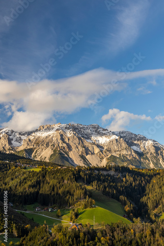Autumn Dachstein massif, Styria, Austria