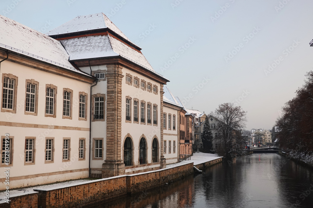 Esslingen, the city in Germany, in winter season
