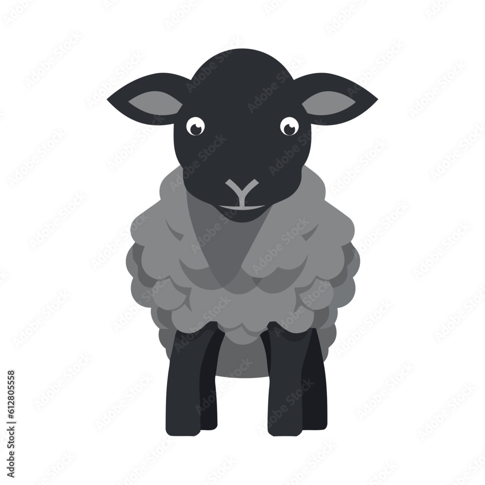 Cute lamb animal cartoon Cute lamb animal cartoon