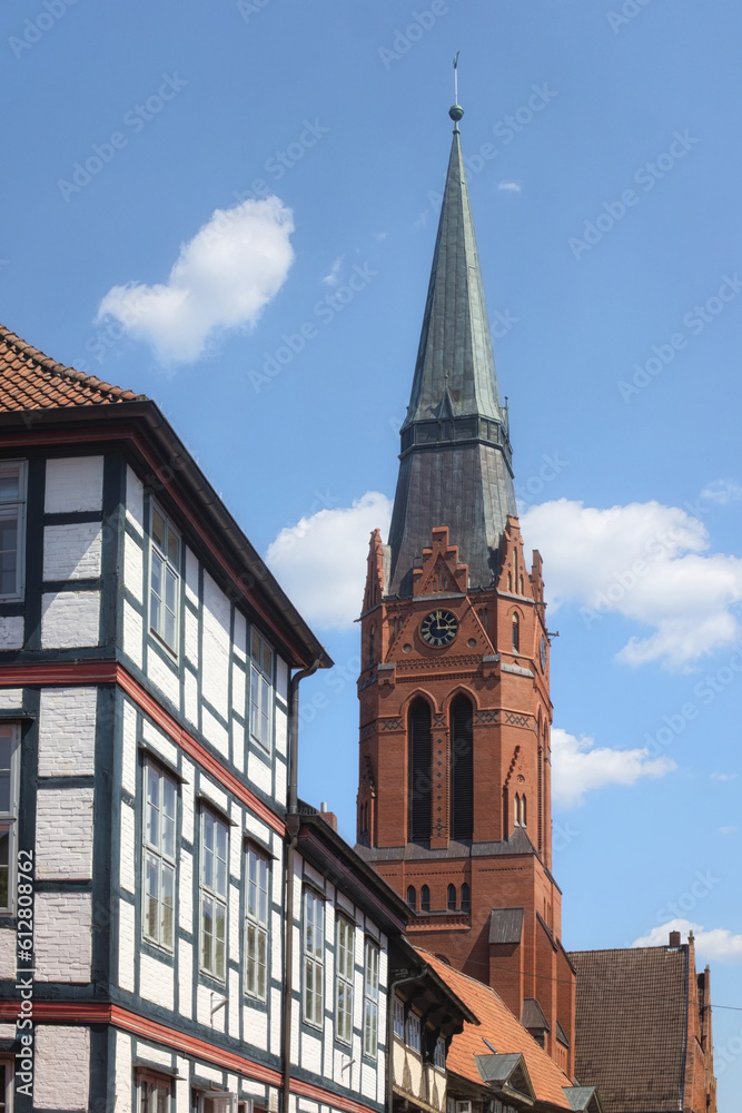 Nienburg/Weser - Pfarrkirche St. Martin, Niedersachsen, Deutschland, Europa