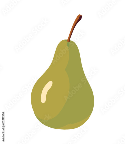 Fresh organic fruit, ripe and juicy pear