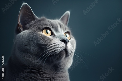 A Ai generated british shorthair cat