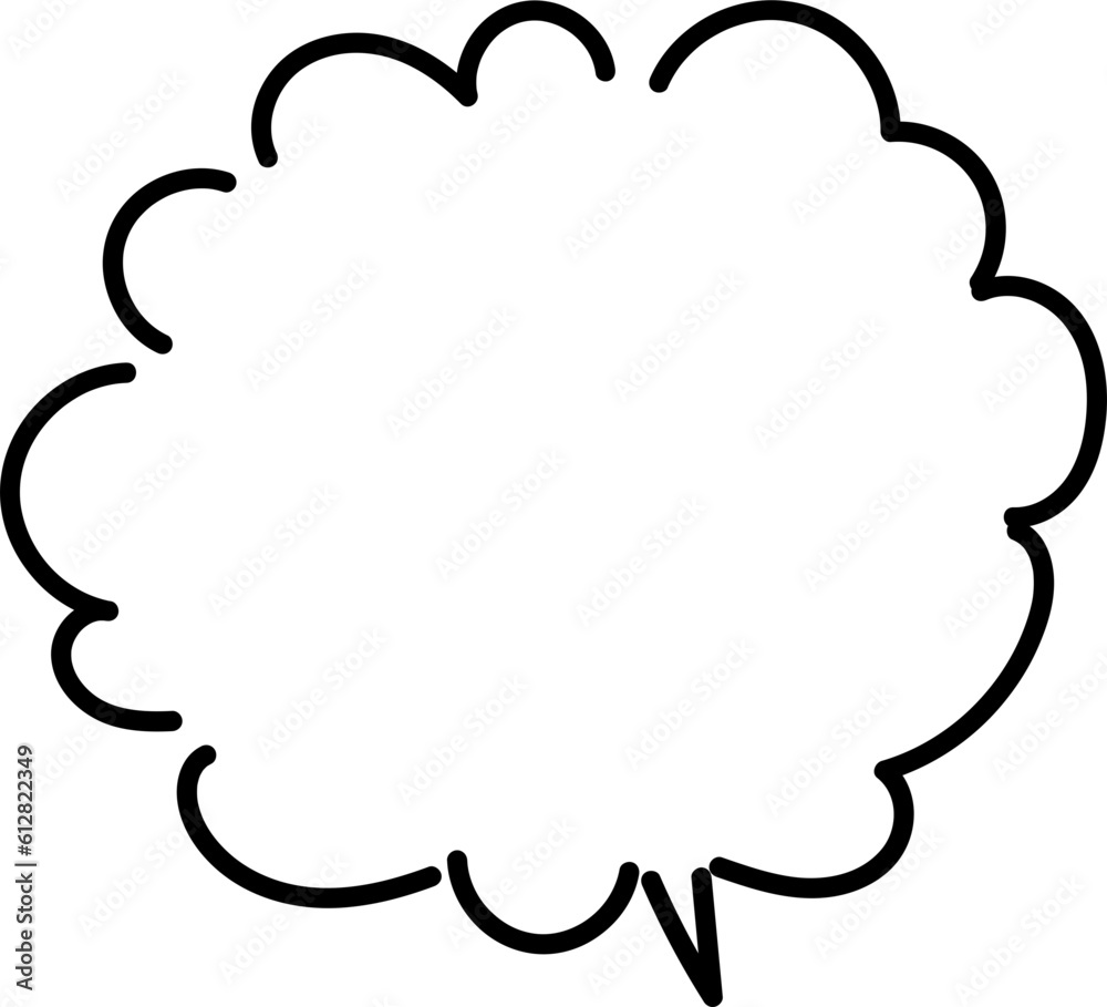 speech bubble line frame, comic label, balloon chat, think speech bubble line frame, comic label, balloon chat, think