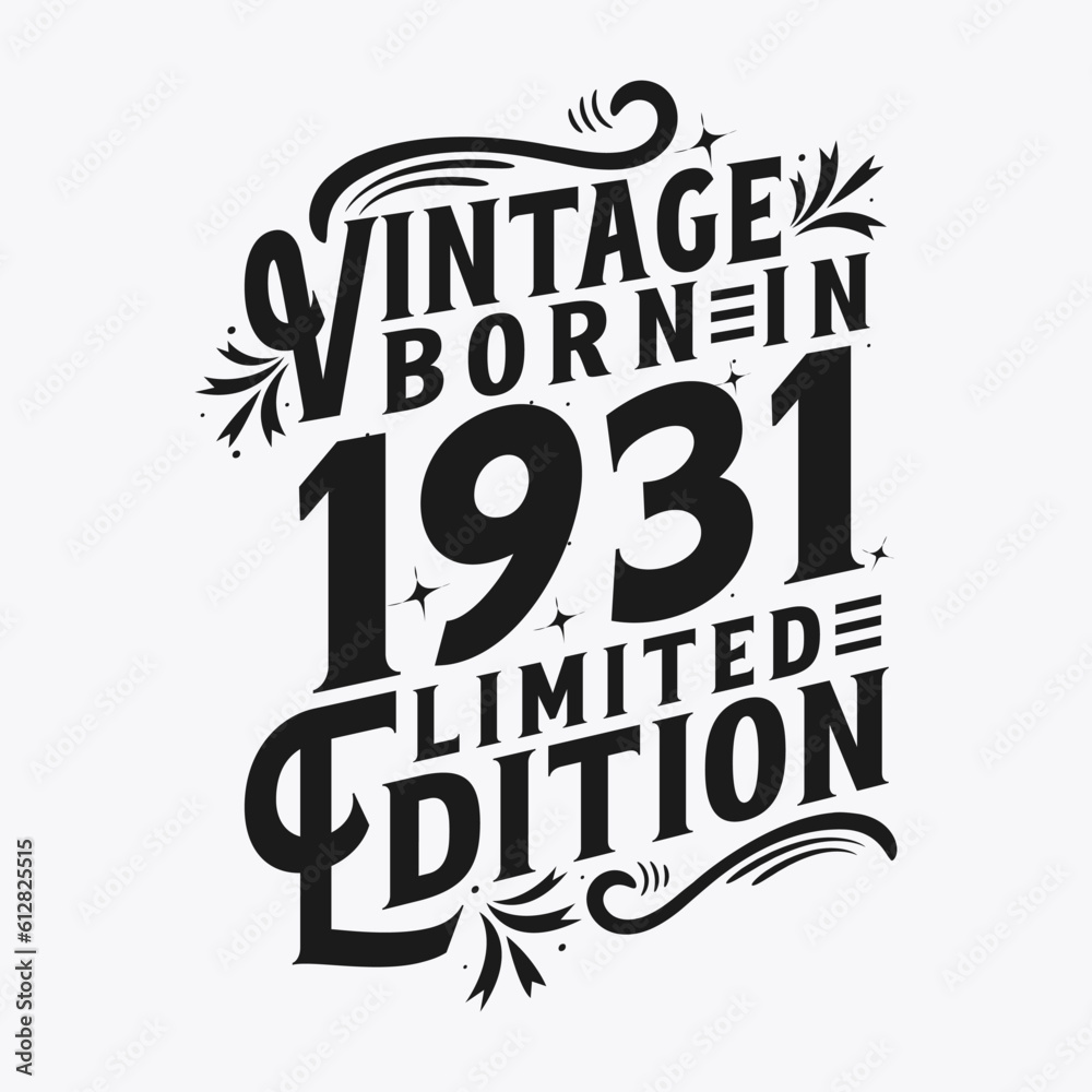 Vintage Born in 1934, Born in Vintage 1934 Birthday Celebration