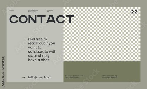 Brand identity guideline template to create visual identity of your company
