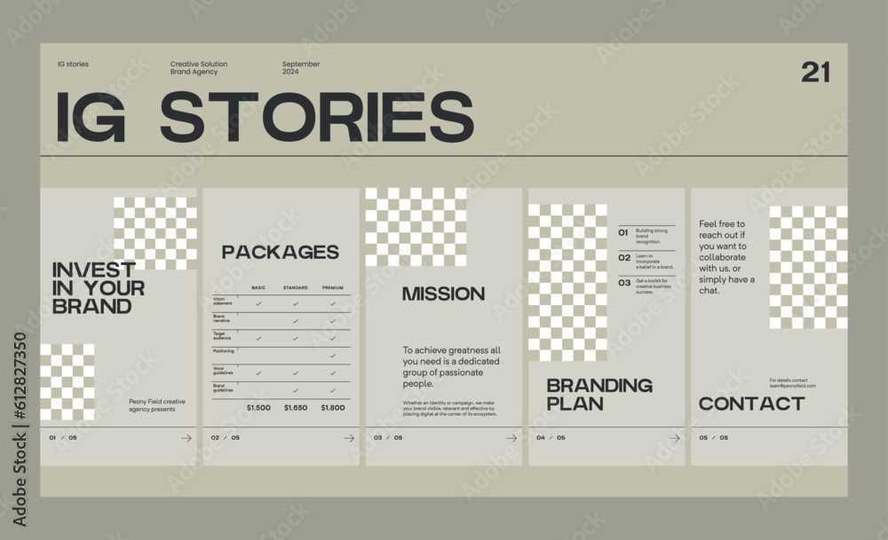 Brand identity guideline template to create visual identity of your ...