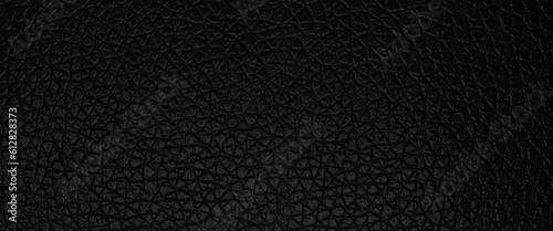 Car seat black background lather texture or dark gray background, black background natural lather texture seamless pattern.