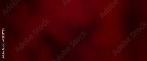 Dark red gradient background for product montage or text backdrop design, red pastel gradient background, abstract red soft vignette blurred grainy texture banner.